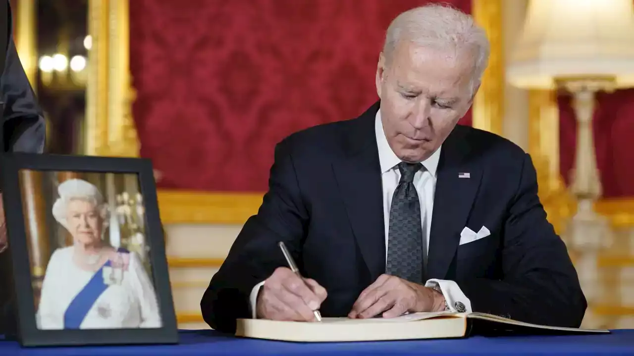 Joe Biden says 'world is better' due to Queen Elizabeth as Britain holds minute's silence