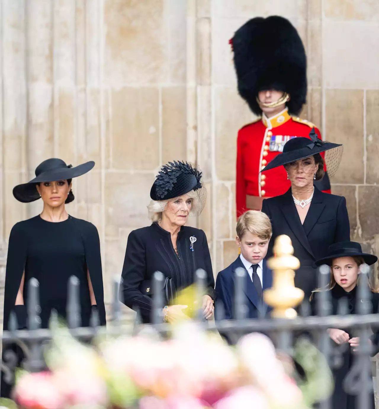 Prince George And Princess Charlotte Mourn Their Great Grandmother At The Queen's Funeral