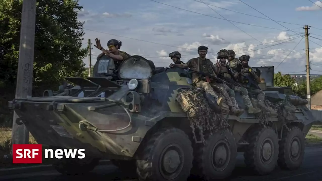 Krieg in der Ukraine - Kiew meldet weiteren Vormarsch ukrainischer Truppen in Luhansk