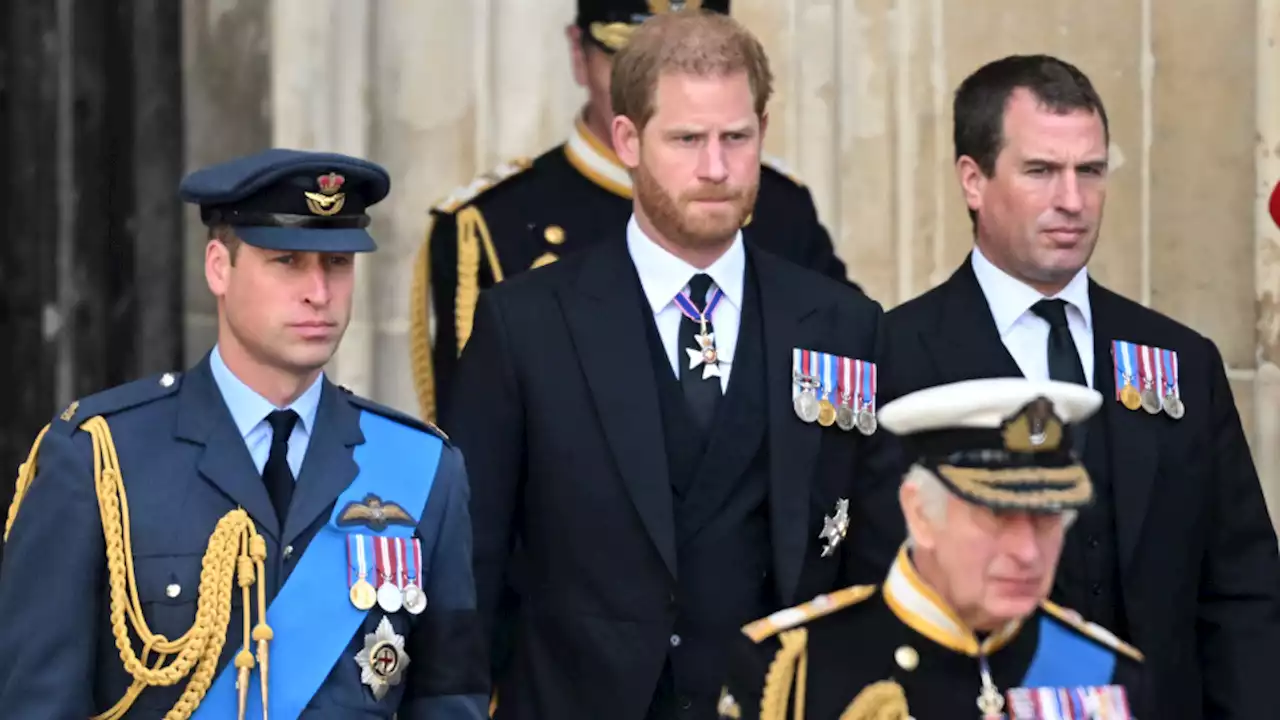 Why Prince Harry Didn’t Wear a Military Uniform, Or Salute, at the Queen’s Funeral—Unlike William