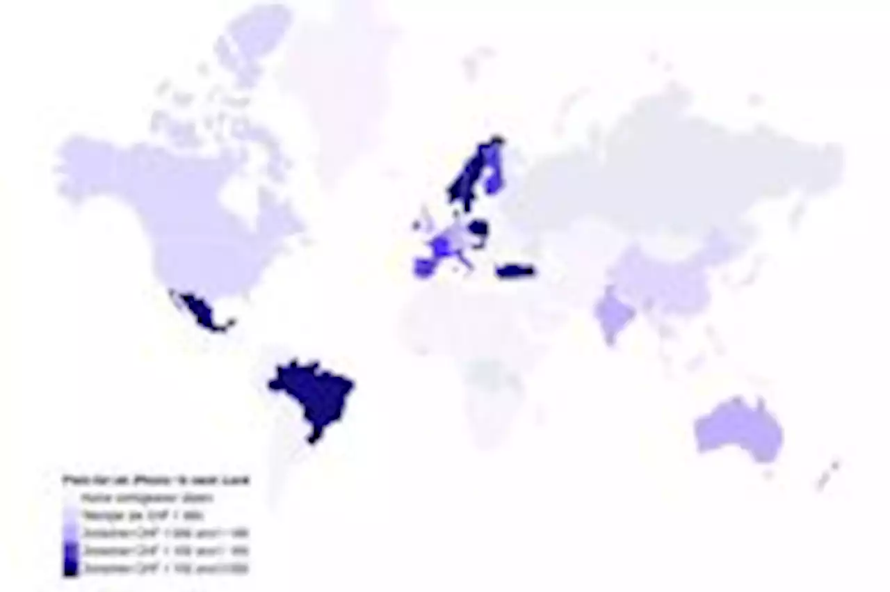 iPhone 14 europaweit in der Schweiz am billigsten