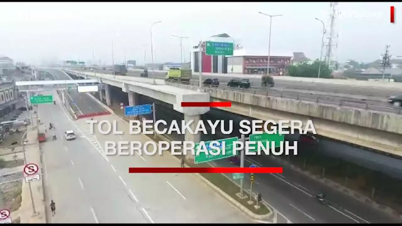 Video Drone: Tol Becakayu Segera Beroperasi Penuh