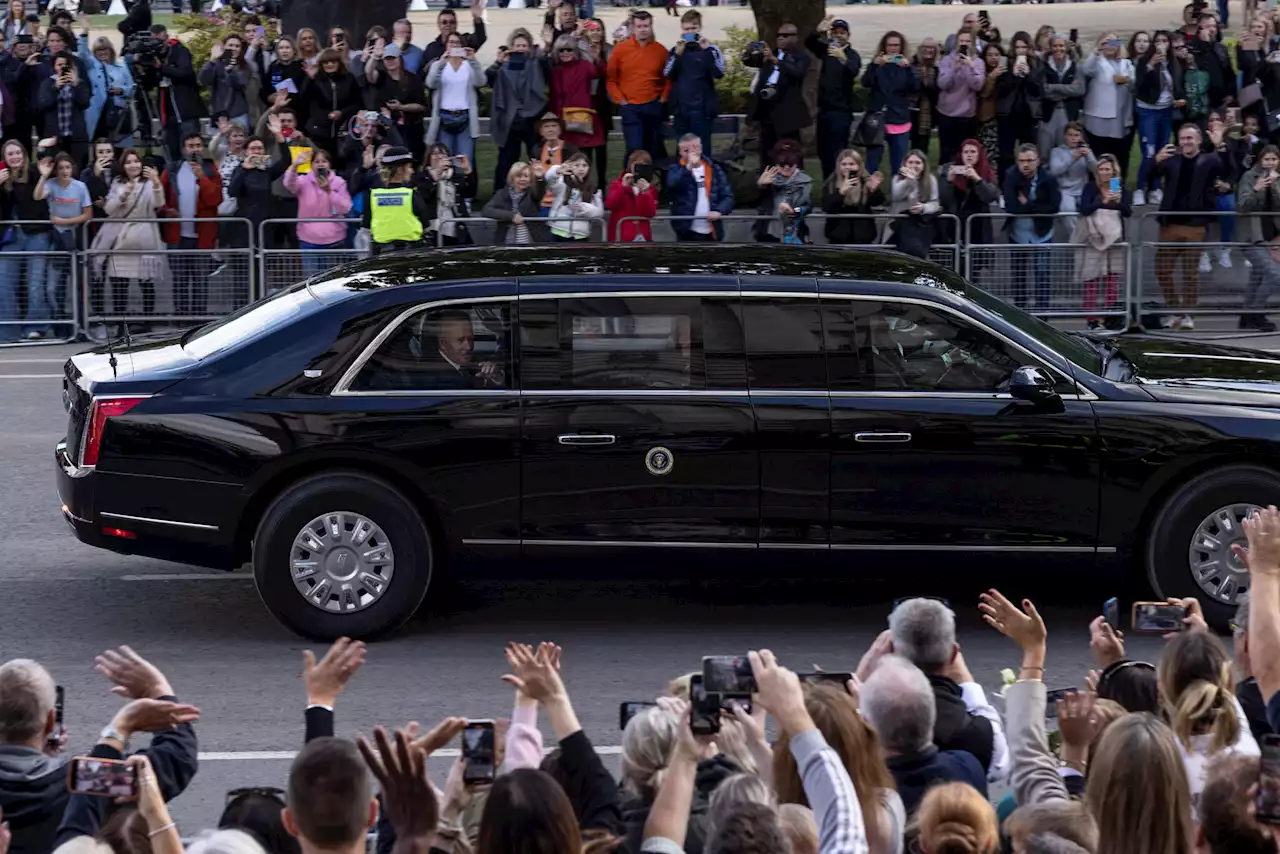 Joe Biden and Ukraine's first lady Olena Zelenska among world leaders at the Queen's funeral