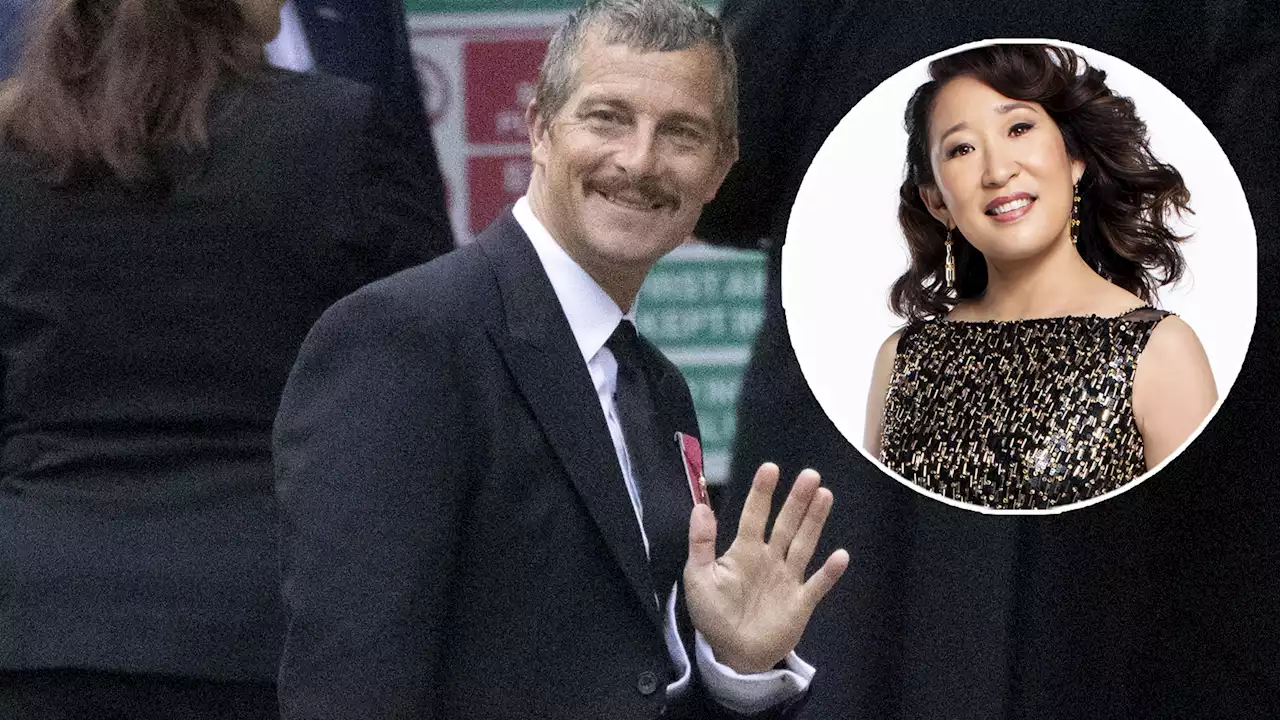 Sandra Oh and Bear Grylls Spotted at Queen Elizabeth II's State Funeral