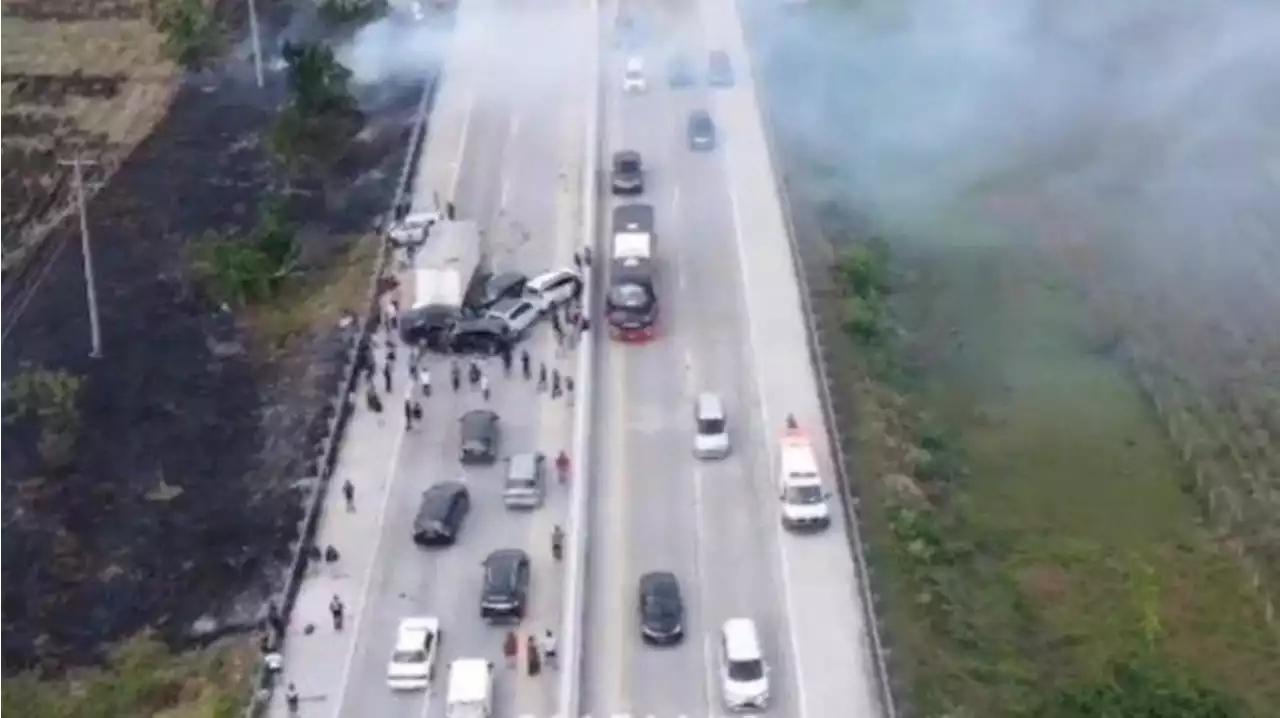 Soal Kecelakaan Beruntun di Tol Pejagan, Kementerian PUPR Minta Ganti Rugi untuk Korban Dipercepat - Tribunnews.com