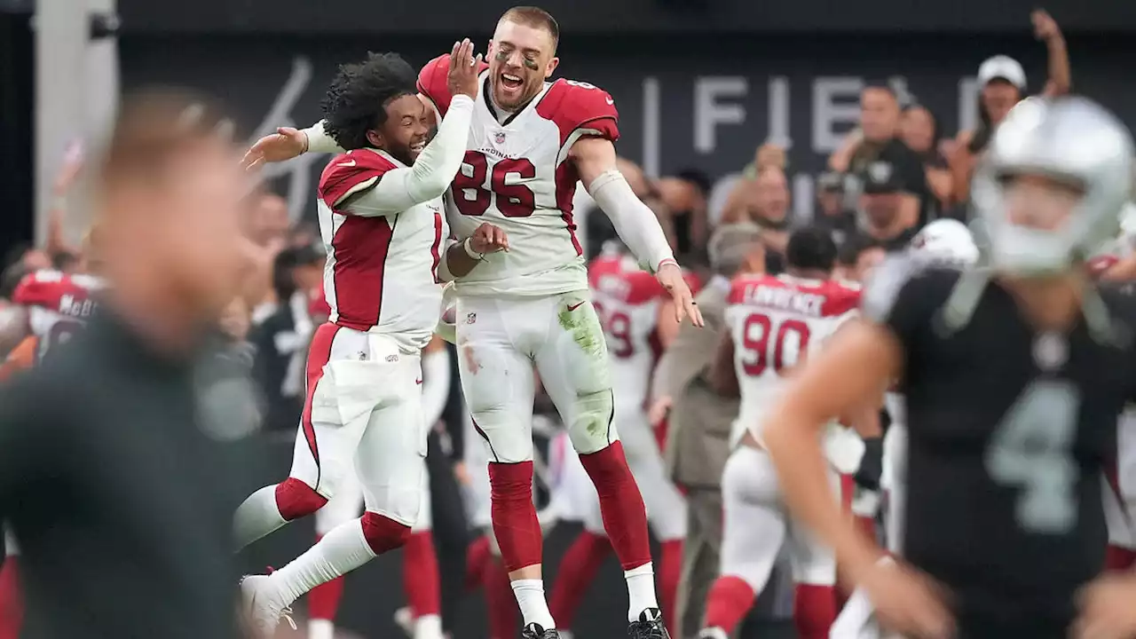 Arizona Cardinals' furious comeback ends in thrilling OT win over Las Vegas Raiders