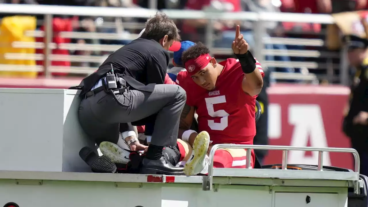 San Francisco 49ers QB Trey Lance out for season with broken ankle that needs surgery