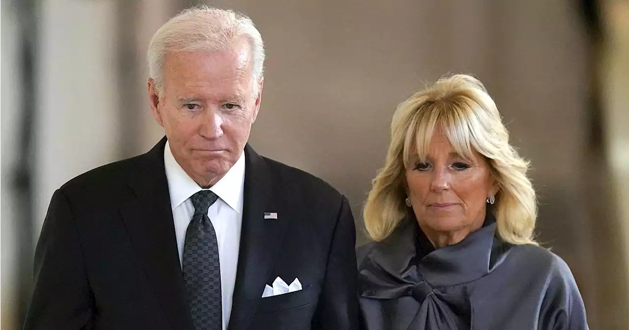 President Biden, Jill Biden Attend Royal Reception Before Queen's Funeral