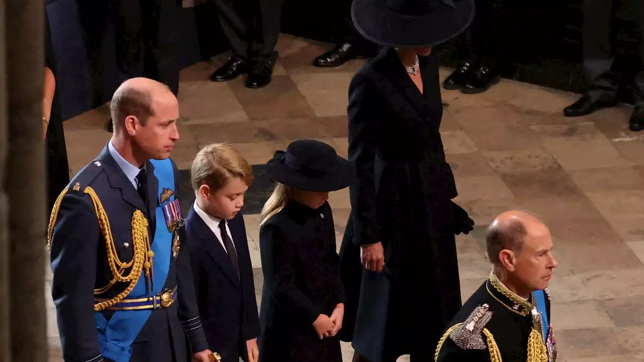 Le prince George et la princesse Charlotte étaient présents aux funérailles de la Reine Elizabeth II