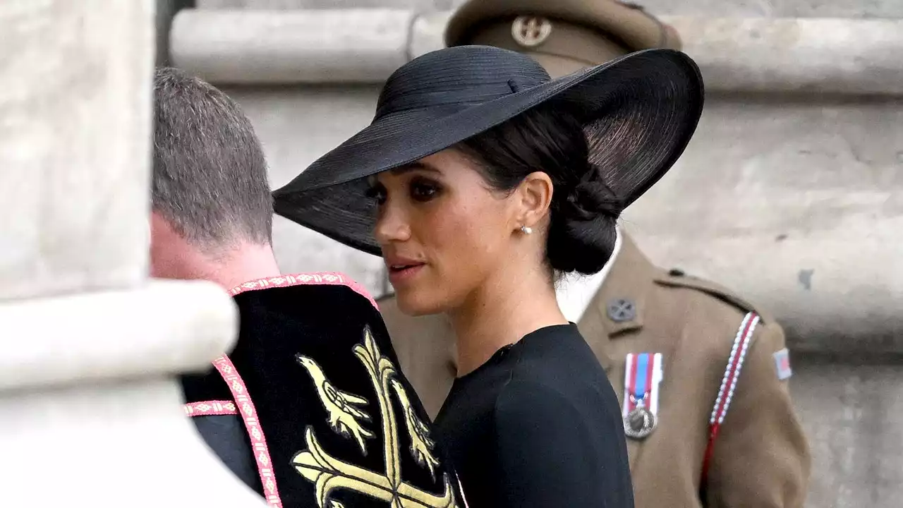 The Duchess of Sussex Arrives at the Queen’s State Funeral