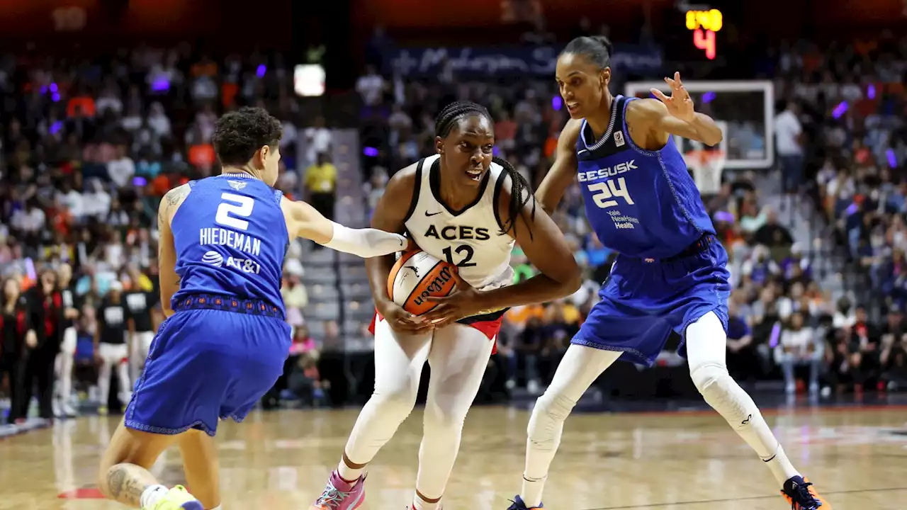 Aces cash in with their first WNBA title, topping the Sun in four games