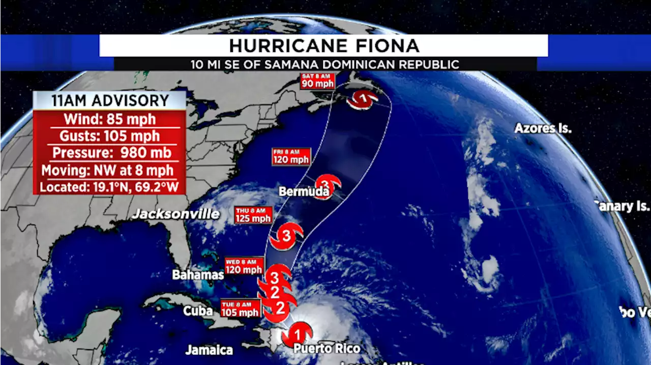 Fiona continues to impact Puerto Rico and the Dominican Republic