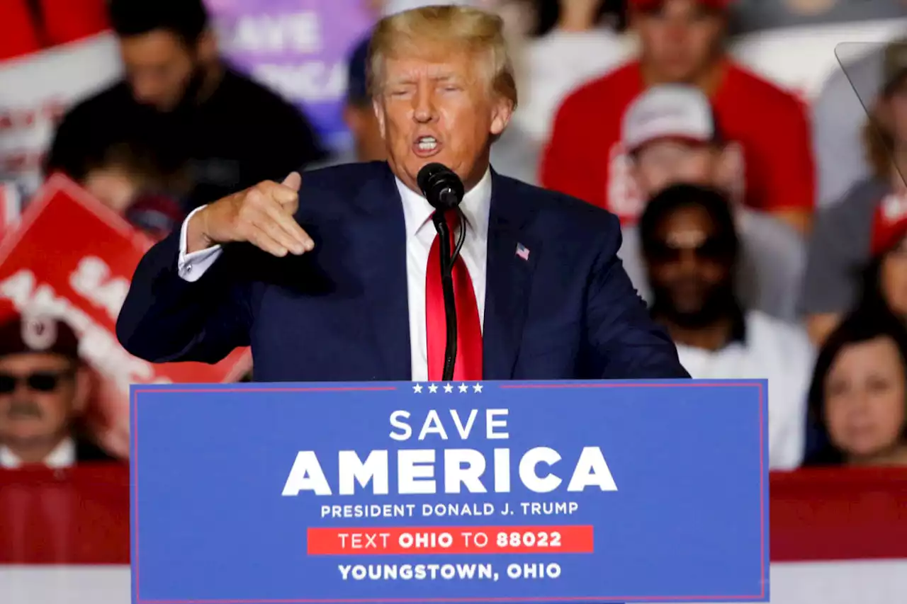 Trump Rally Plays Music Resembling QAnon Song, and Crowds React