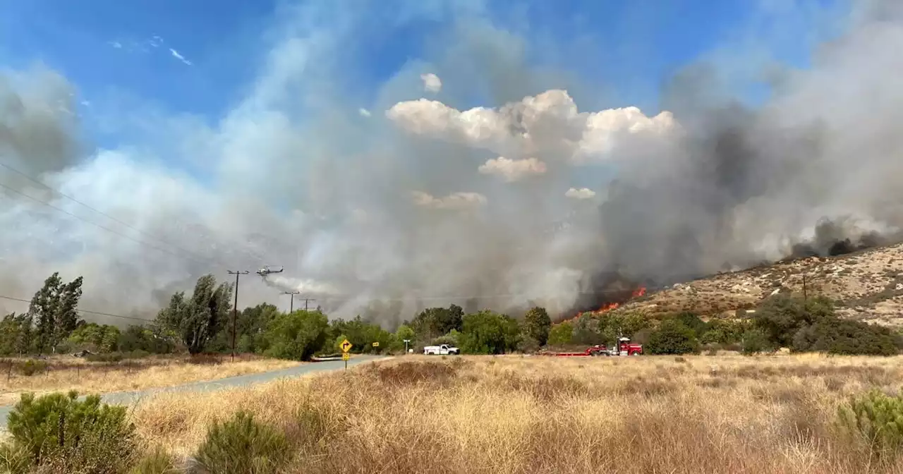 Border 32 Fire scorches more than 4,200 acres in Dulzura, evacuations in place