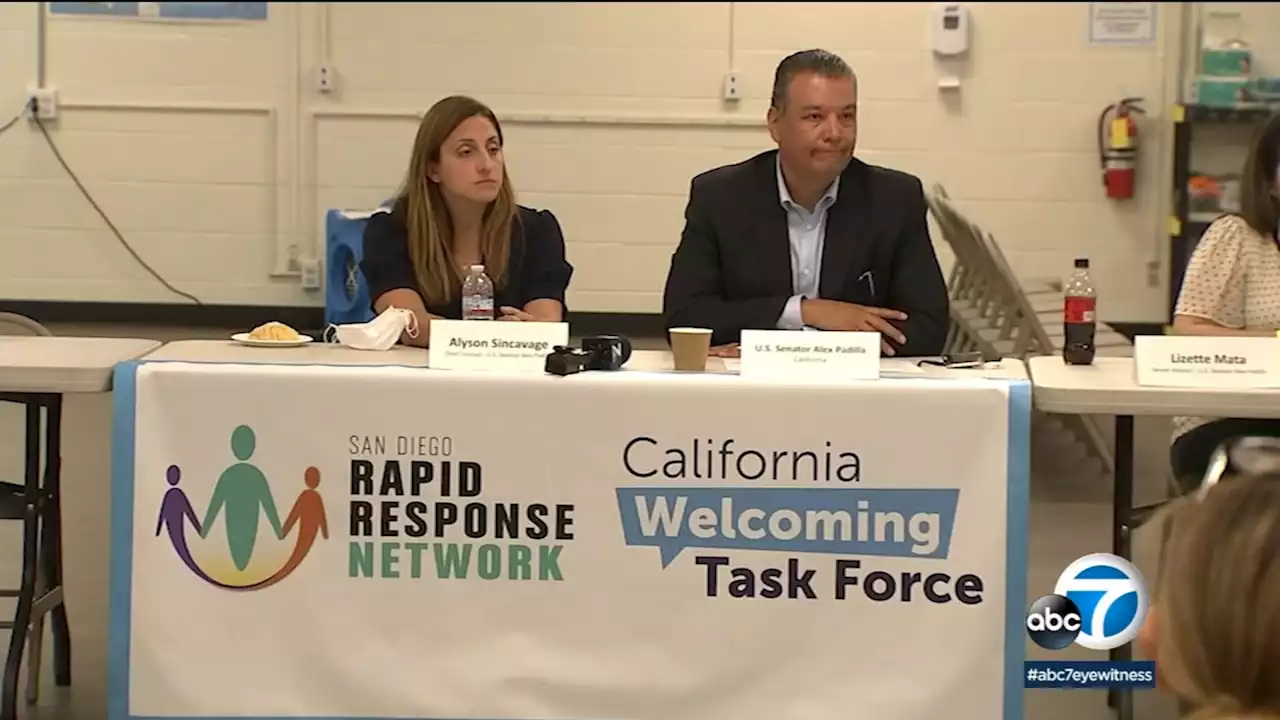 Padilla visits US-Mexico border at San Ysidro, meets with nonprofits providing humanitarian relief