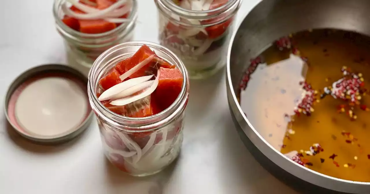 Try pickling salmon, a tasty and traditional way to preserve the season’s catch