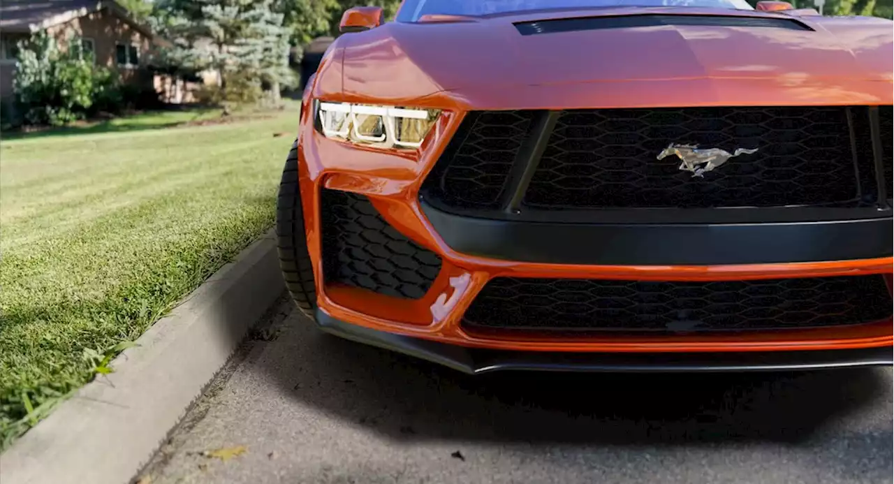 2024 Ford Mustang Mustang “Virtually” Spotted Undisguised On The Street | Carscoops