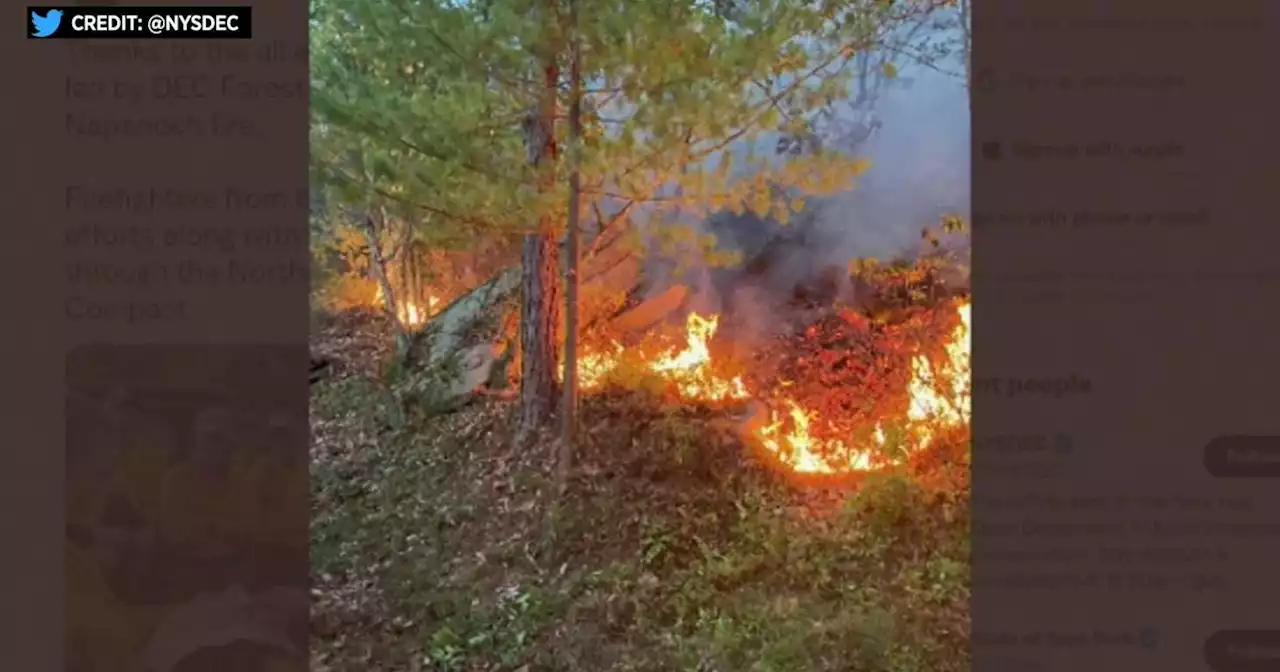 Ulster County wildfire still burning after nearly 1 week