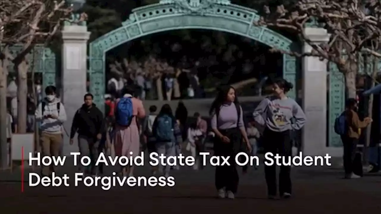 How To Avoid State Tax On Student Debt Forgiveness