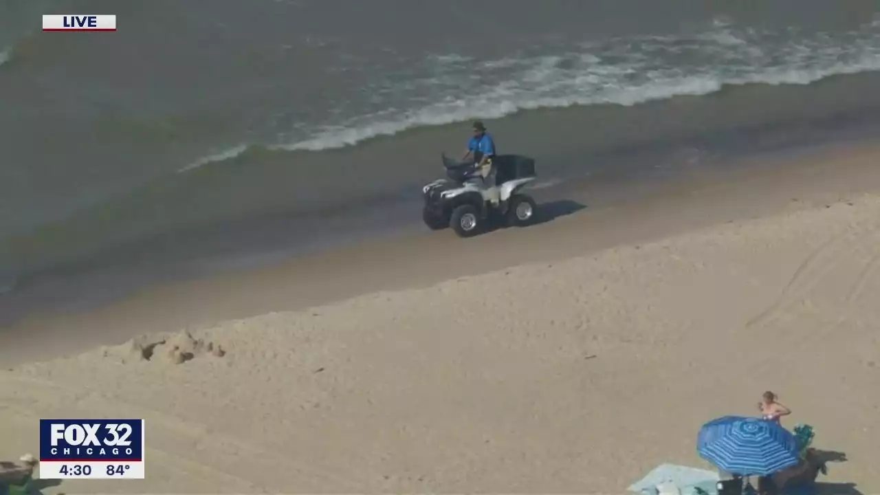 Lake Street Beach in Gary, Indiana closes due to unknown substance in water