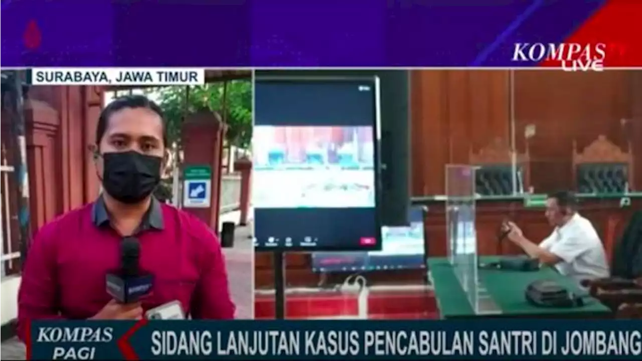 Update Sidang Bechi Terdakwa Pencabulan Santriwati Jombang, Jaksa Hadirkan 7 Saksi dari Korban