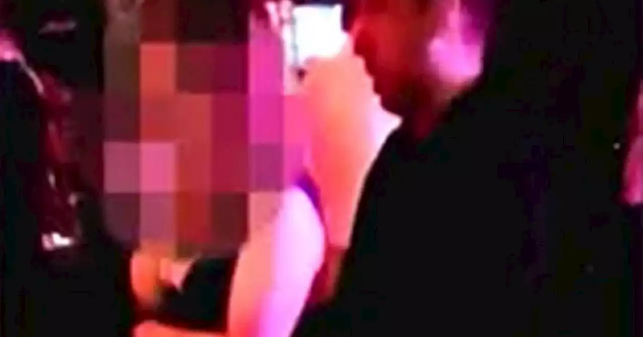 Video appears to show LadBaby groping mystery companion in bar