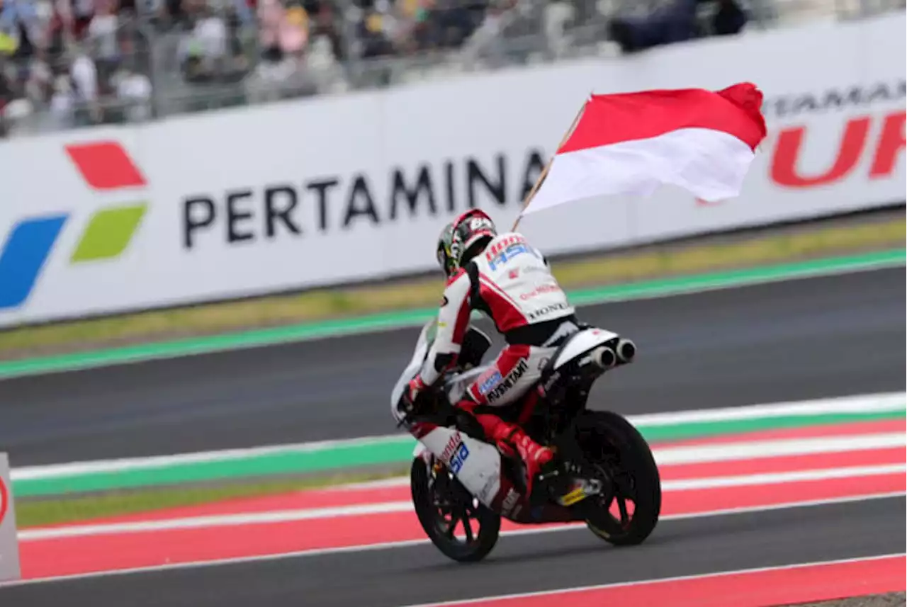 Pembalap Indonesia Mario Aji Dibayangi Cedera di Misano |Republika Online