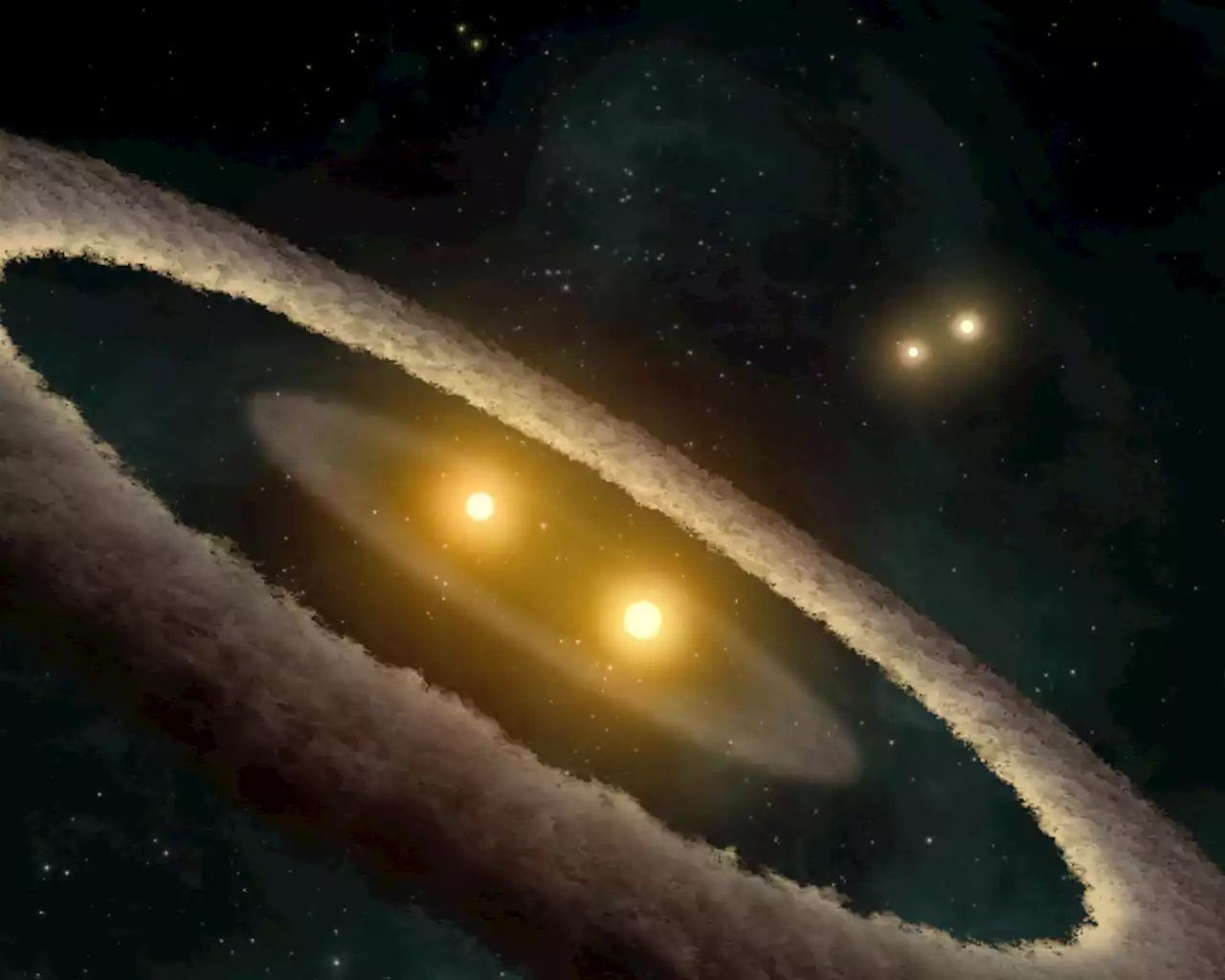 “One of a Kind” Massive Triple Star System Detected