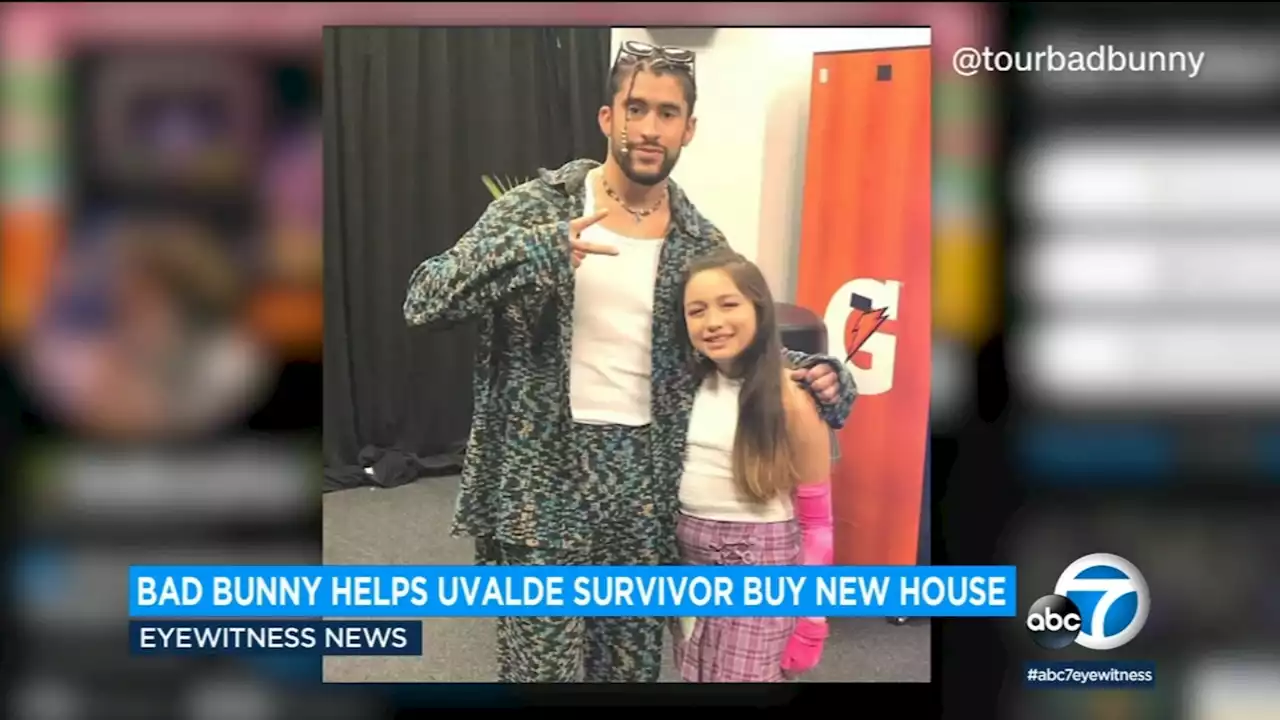 Bad Bunny helps buy new home for 10-year-old Uvalde shooting survivor