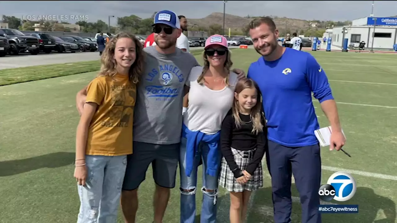 Rams hold special practice for family of Agoura HS football player who died at 15 after surgery