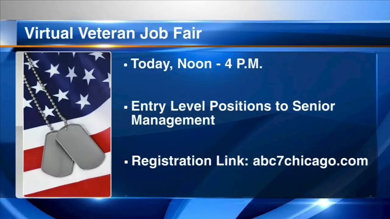 Virtual job fair offering career opportunities for veterans