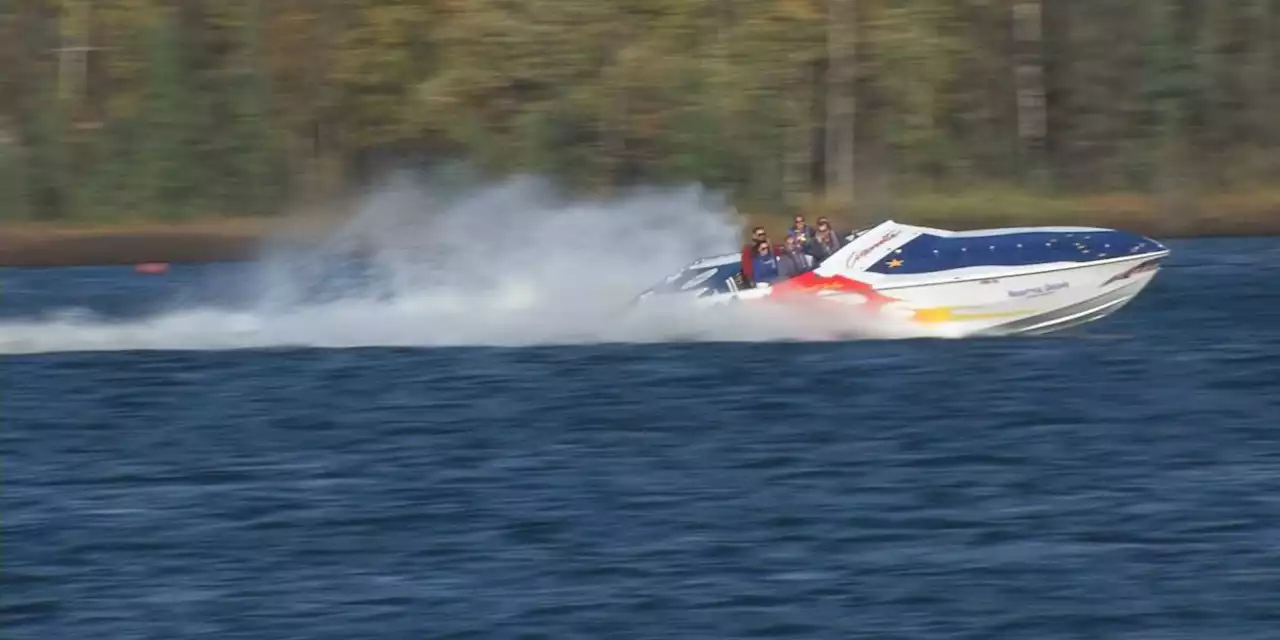 The only “cigarette” boat in Alaska turns heads at Big Lake