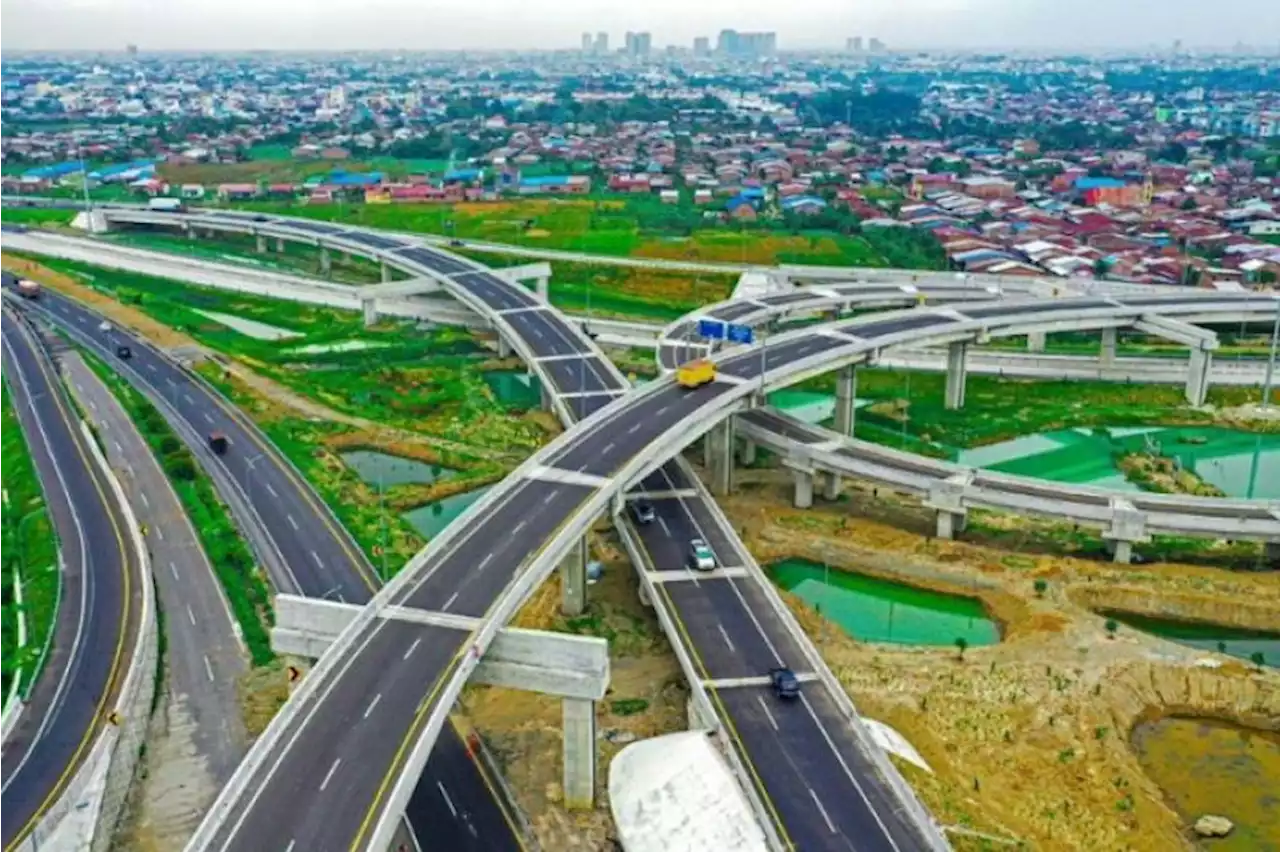 Volume kendaraan di Tol Medan - Binjai Sumut naik tiga kali lipat