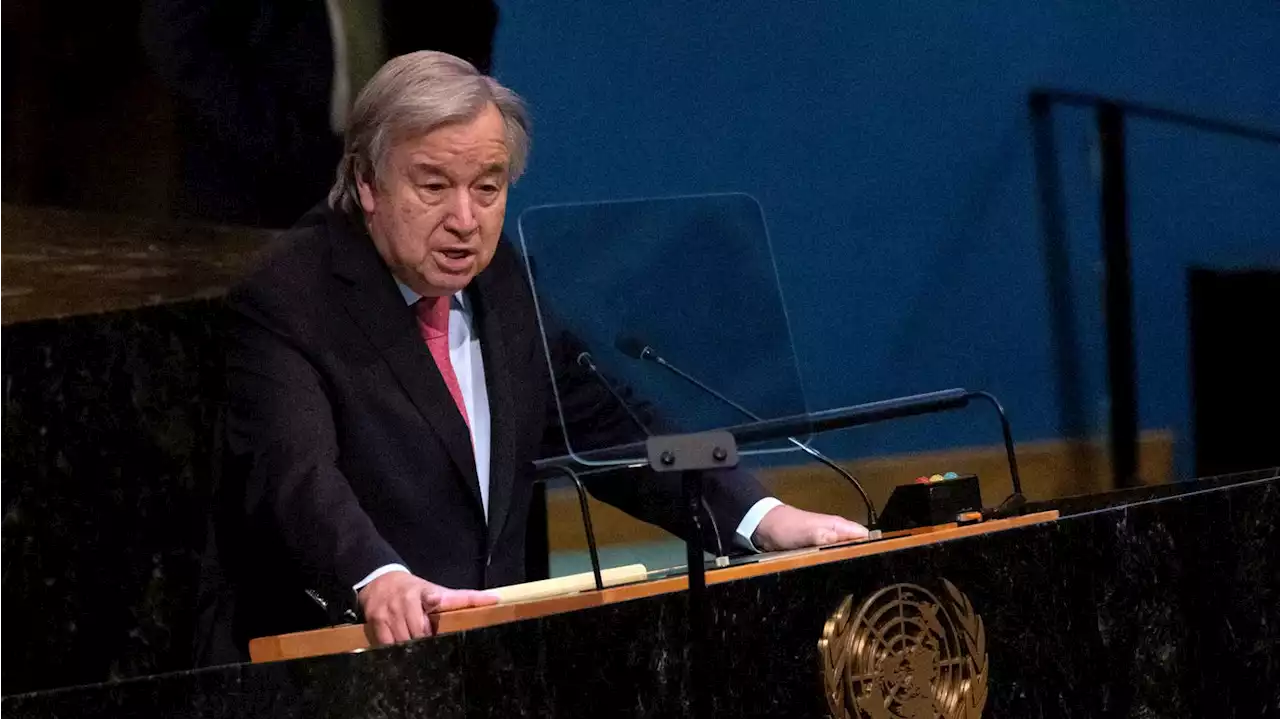 UN chief calls for global cooperation, warning 'world is in big trouble'