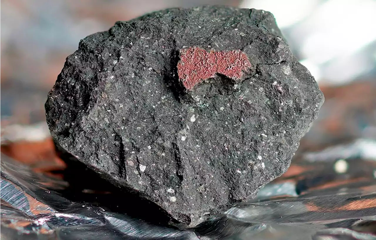 Extra-terrestrial water was discovered in a meteorite for the first time ever