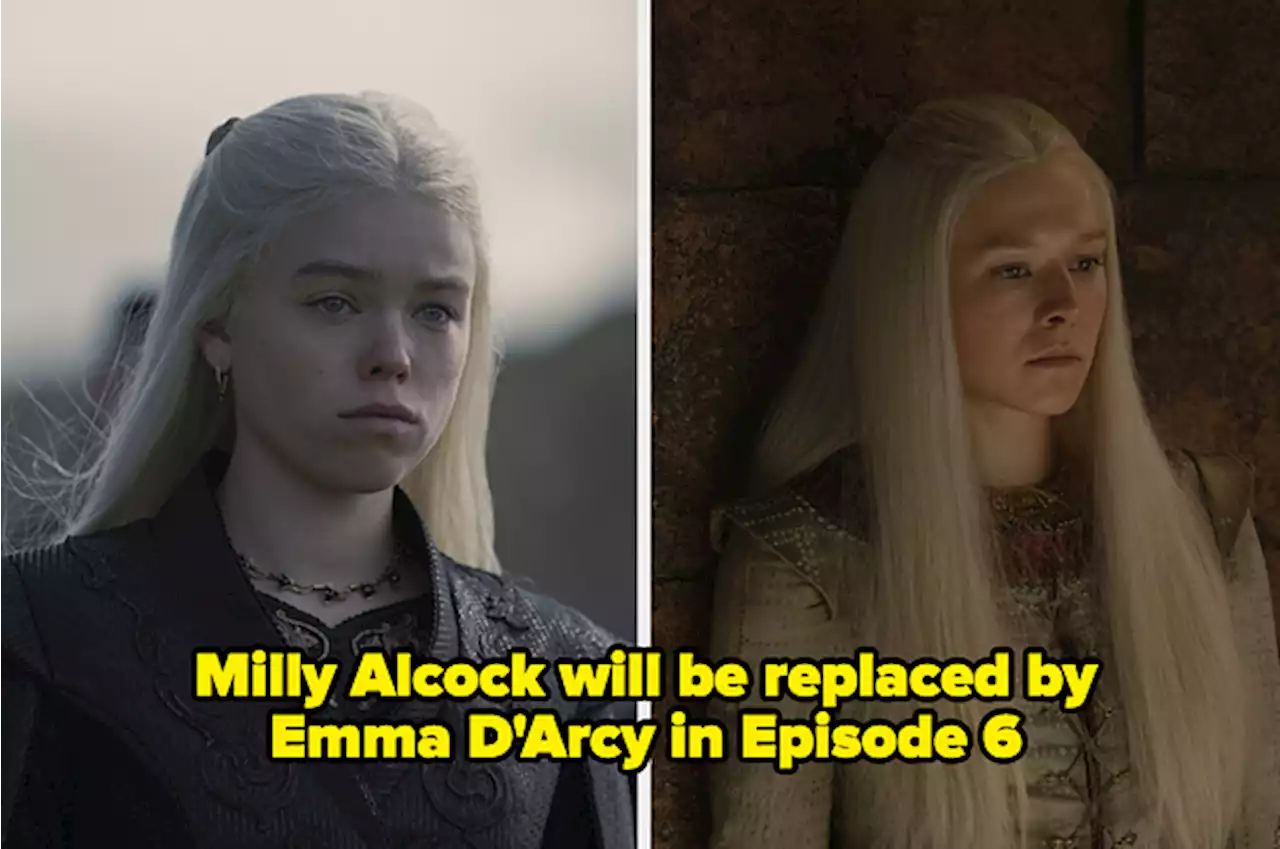 Four Major Characters Will Be Recast For 'House Of The Dragon' Next Week Including Rhaenyra And Alicent