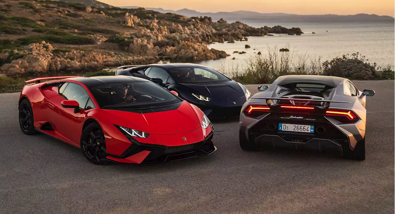 Here's A Fresh Batch Of Photos And Video Of The Lamborghini Huracan Tecnica And STO | Carscoops