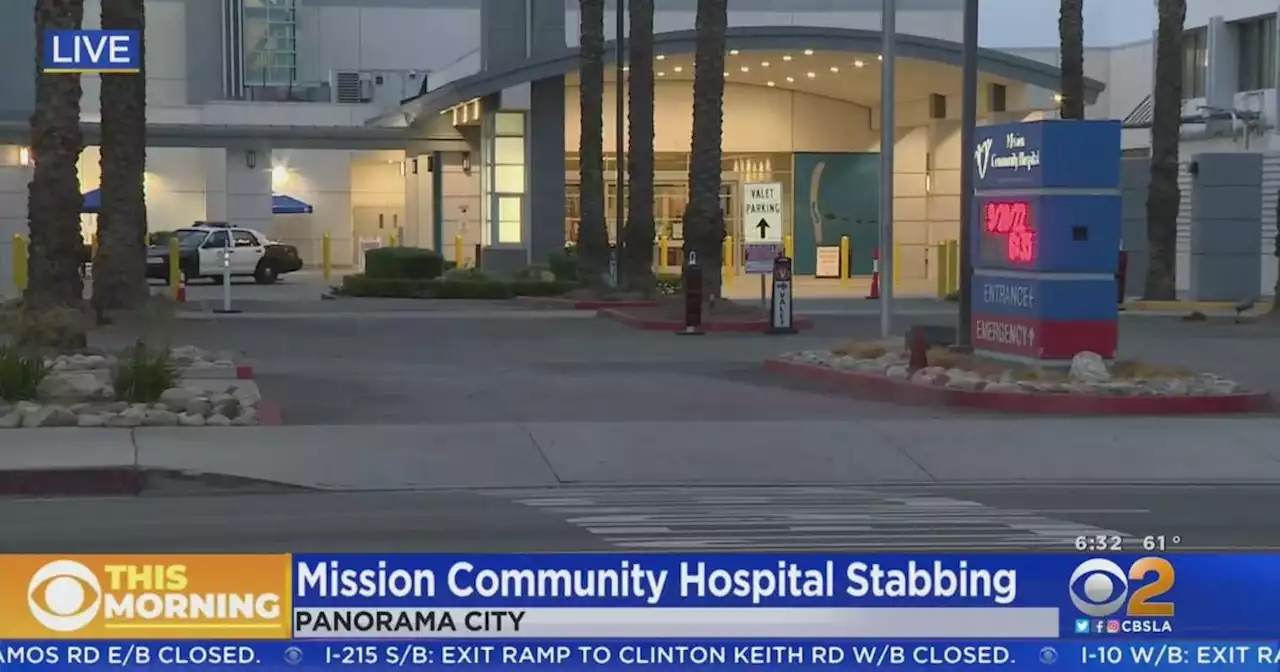 Nurse stabbed outside Panorama City hospital, suspect on the loose