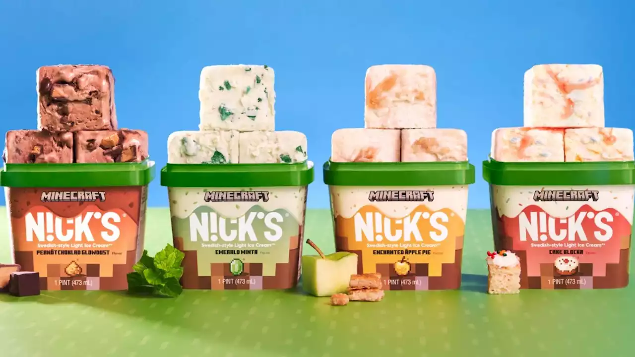 There's Minecraft Ice Cream Now