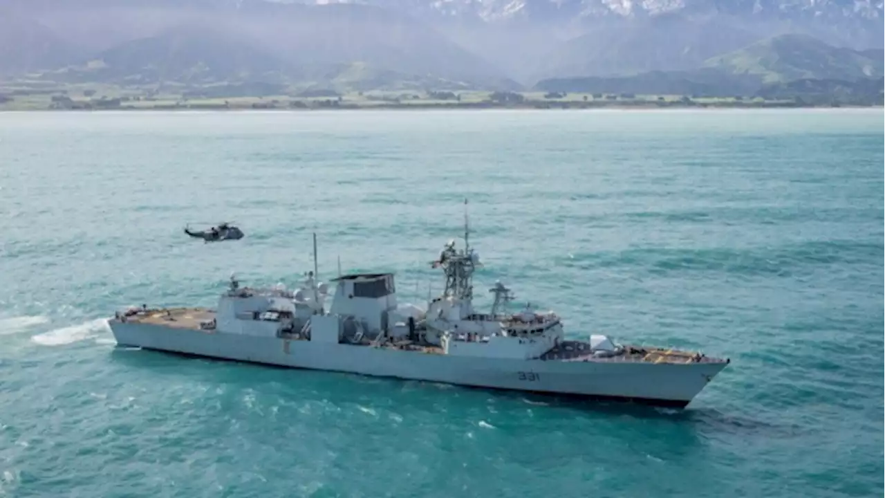 Canada sends warship through Taiwan Strait