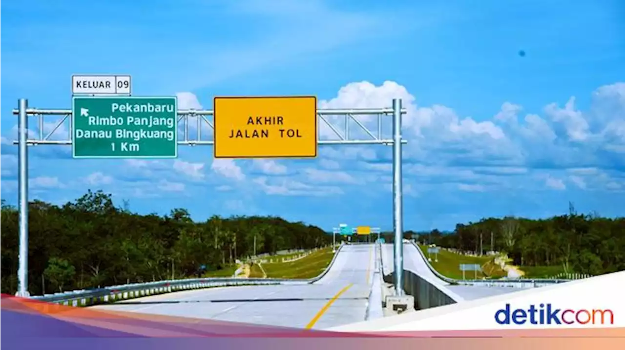 Menjajal Tol Mulus Pekanbaru-Bangkinang yang Nyaris Rampung 100%