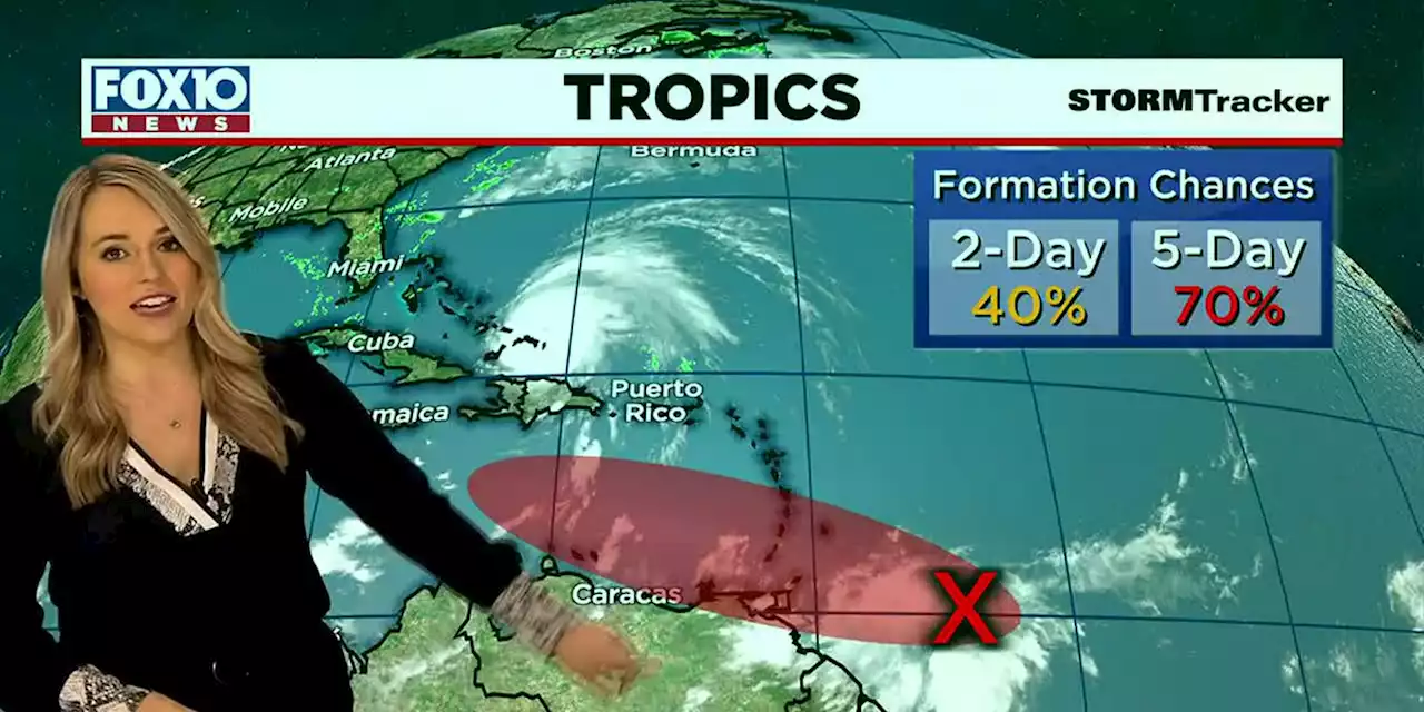 Plenty of sunshine this afternoon; monitoring the tropics