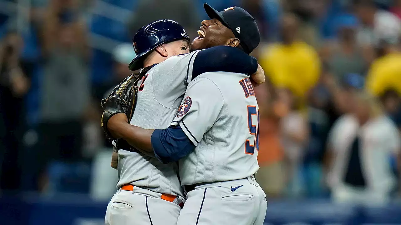 Astros clinch AL West title with victory over Rays