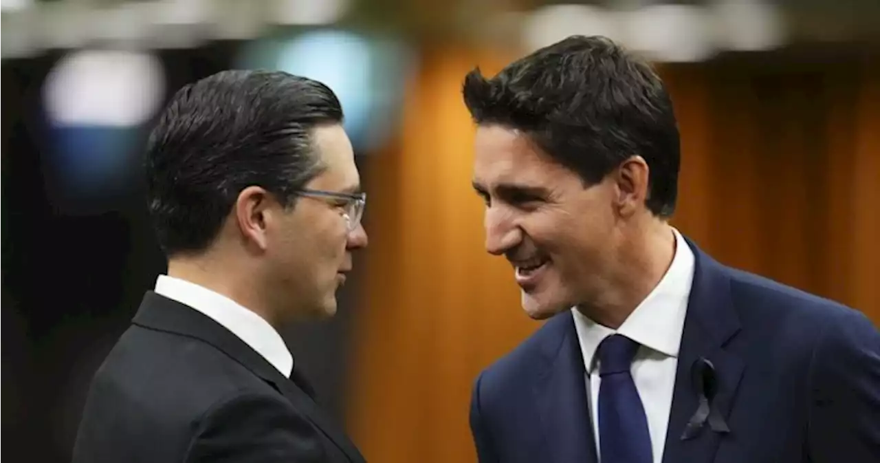 Poilievre narrow second to Trudeau as preferred prime minister, poll finds - National | Globalnews.ca