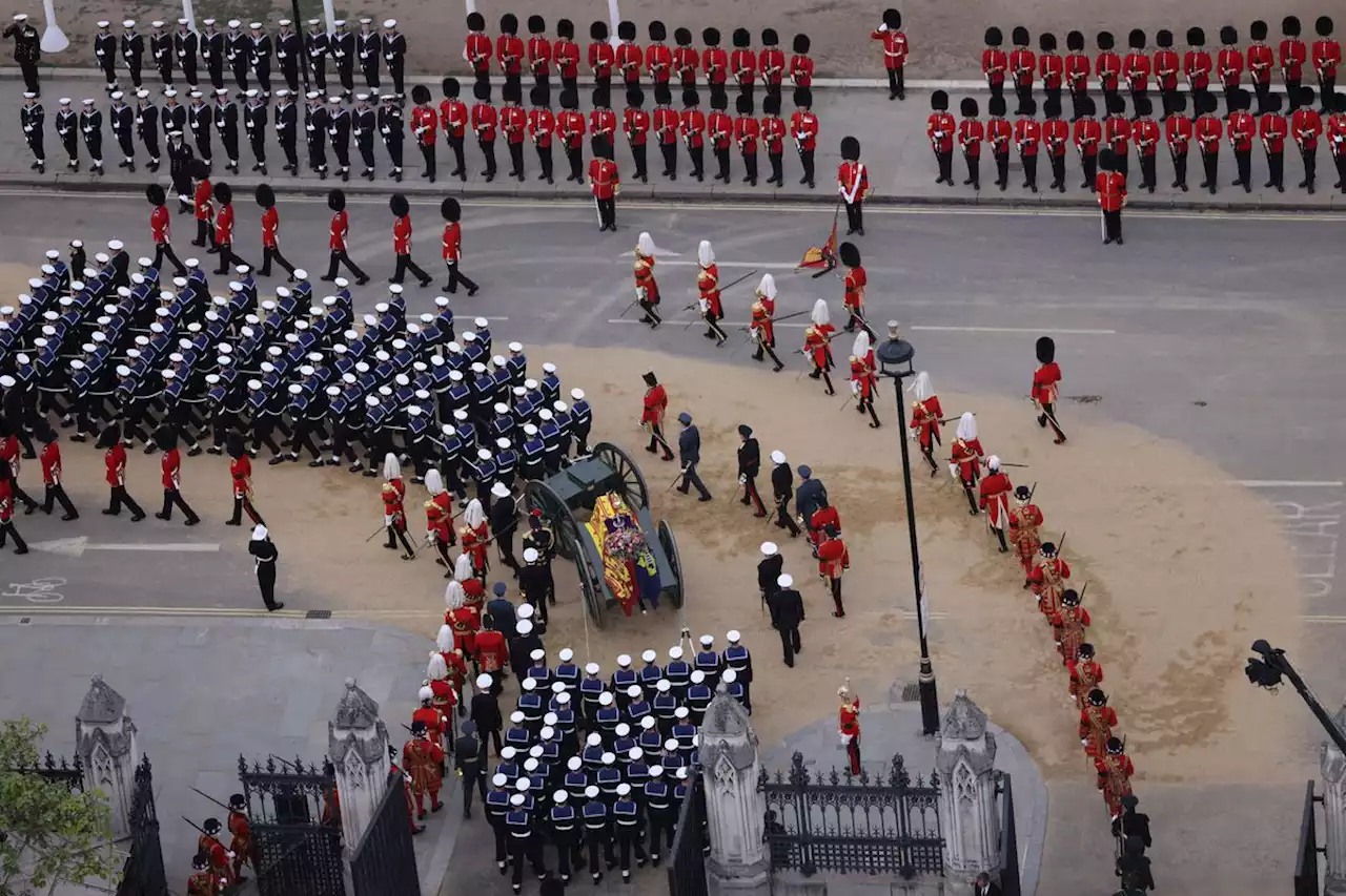 Queen’s funeral drew peak British television audience of 28 million, BBC says