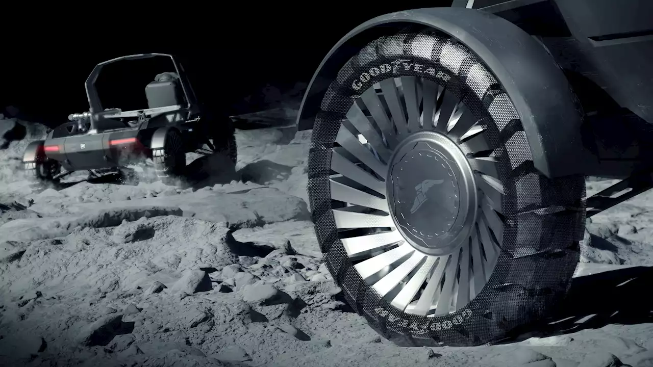 Goodyear to produce airless tires for Moon rovers of Artemis program