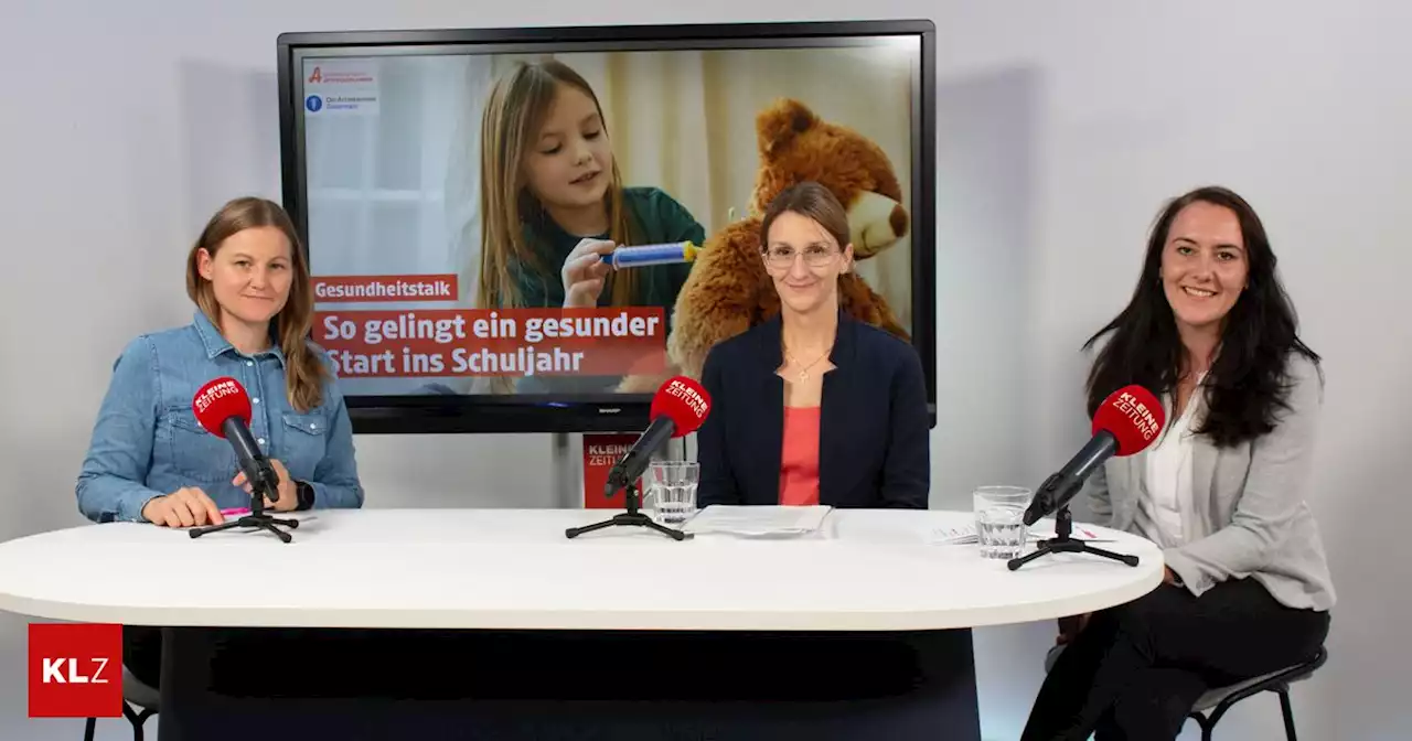 Videostream: So startet Ihr Kind gesund ins Schuljahr | Kleine Zeitung