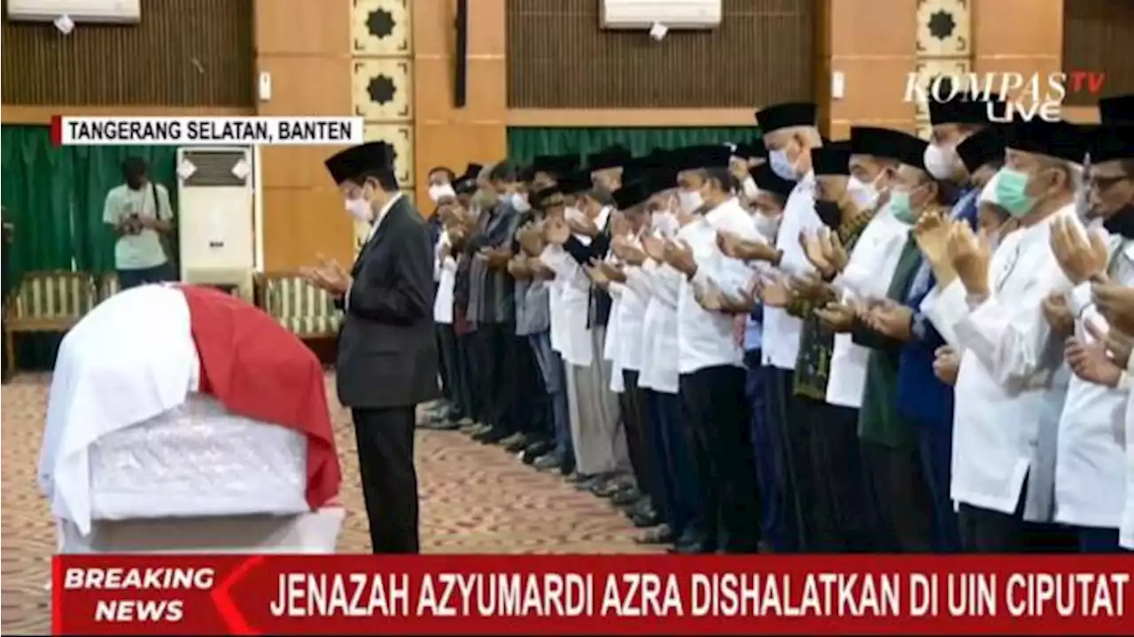 Imam Besar Masjid Istiqlal Pimpin Salat Jenazah Azyumardi Azra