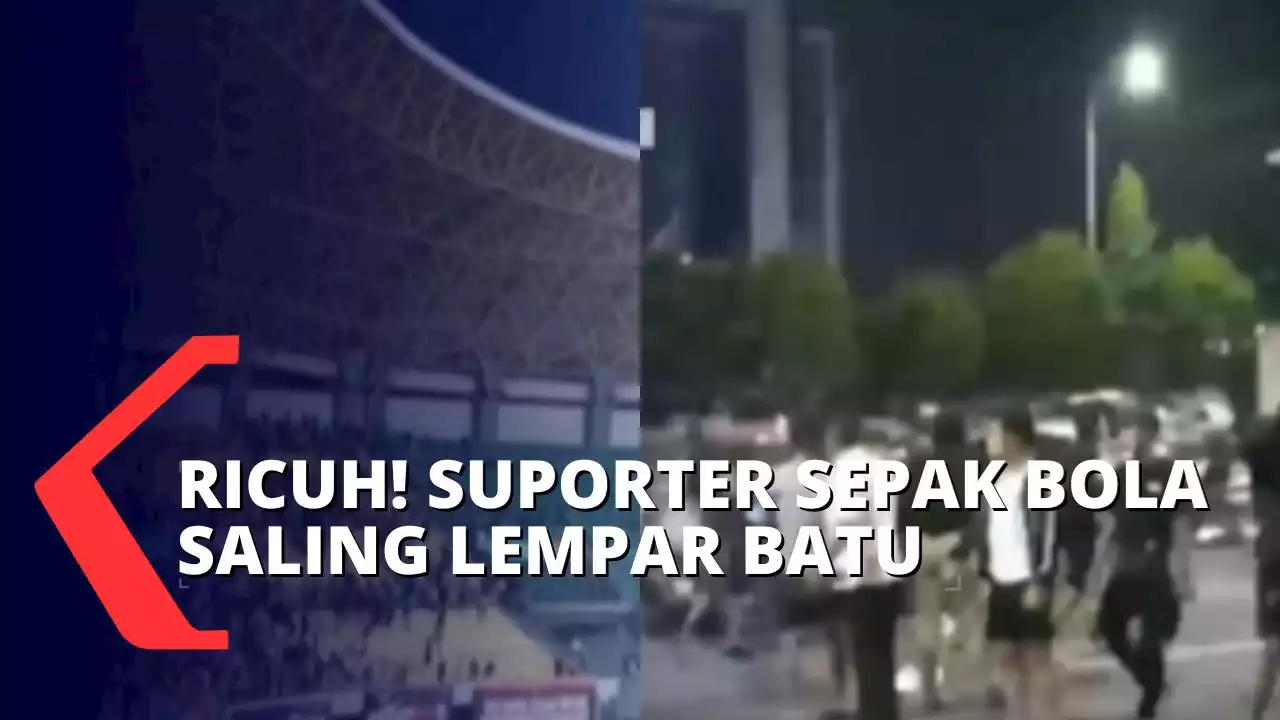 Saling Ejek, Suporter Bekasi FC dengan PSIM Yogyakarta Ricuh, Lempar Batu dan Pecahan Keramik!