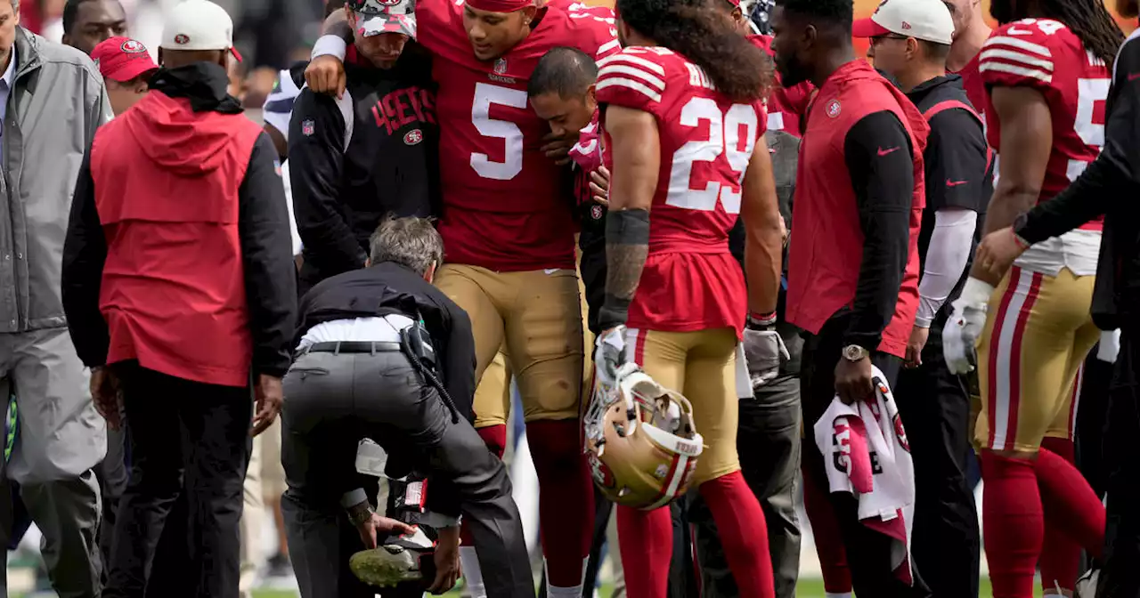 'It's the worst part of the game'; 49ers rally behind fallen teammate Trey Lance